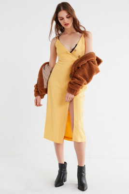urban outfitters yellow dress