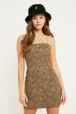 urban outfitters leopard dress