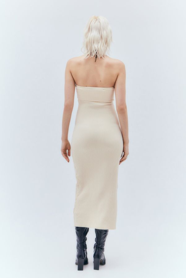 Slide View: 5: UO - Robe midi bustier replié Halle