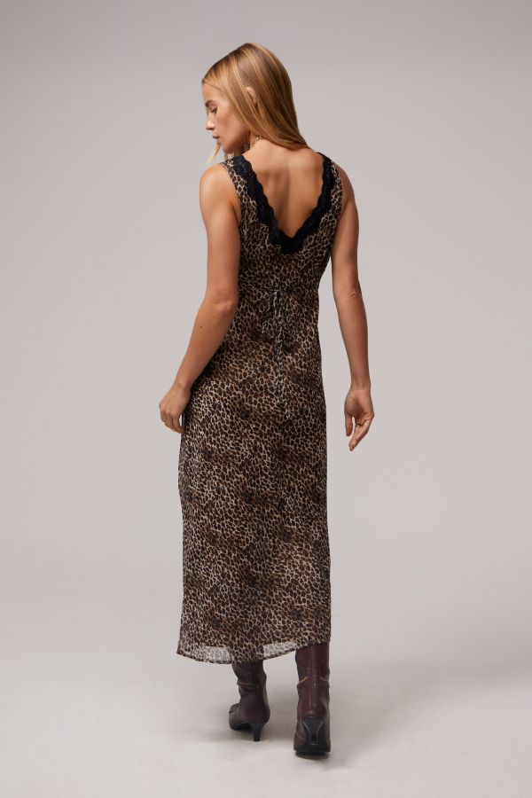 Vista de diapositivas: 4: Vestido Midi Estampado de Leopardo Kirsten Light Before Dark