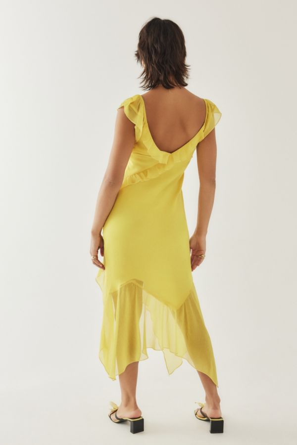 Slide View: 4: Light Before Dark Vixen Asymmetric Midi Dress