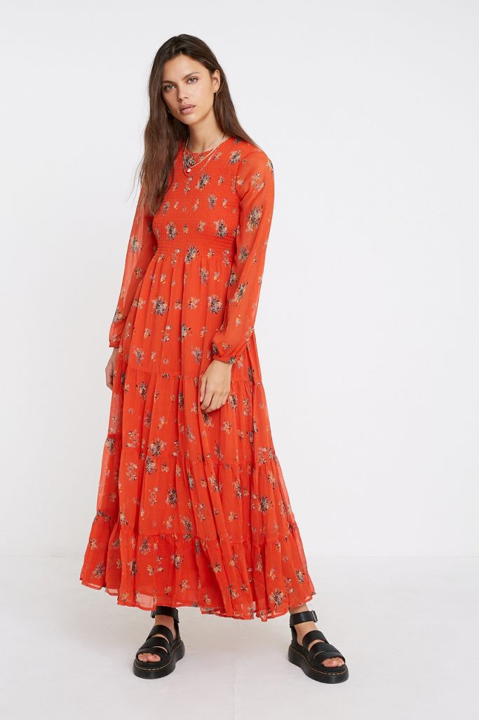 UO Harper Floral Maxi Dress | Urban Outfitters UK
