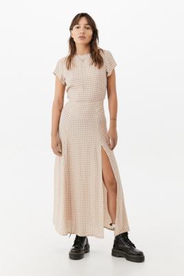 lindsey cap sleeve midi dress