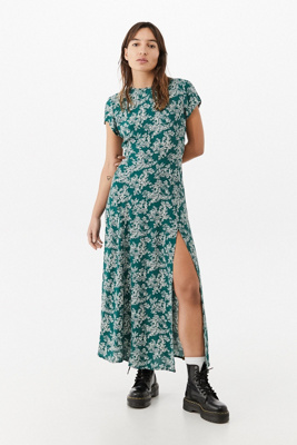 lindsey cap sleeve midi dress