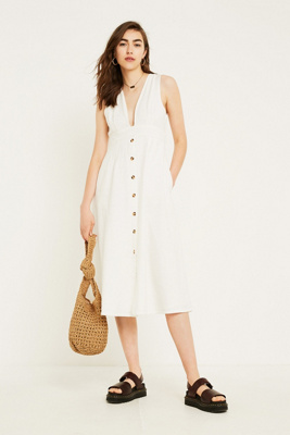 urban outfitters linen dress