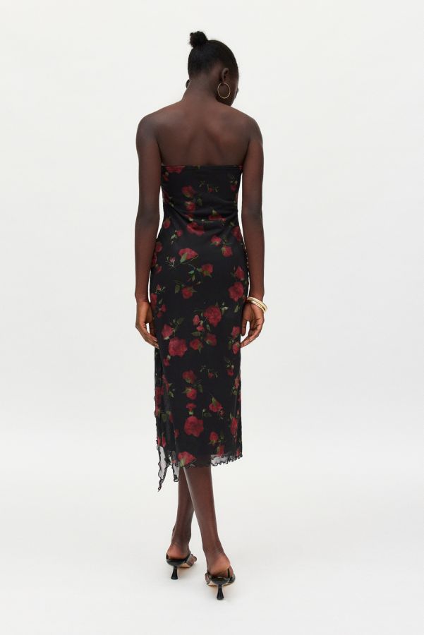 Vista diapositiva: 4: UO Samara Mesh Bandeau Midi Dress