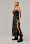 Thumbnail View 2: UO Leopard Camo Mesh Maxi Dress