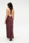 Thumbnail View 6: UO Floral Halterneck Mesh Maxi Dress