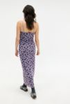 Thumbnail View 4: UO Floral Tie-Front Mesh Maxi Dress