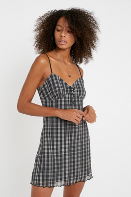 urban outfitters black and white dress