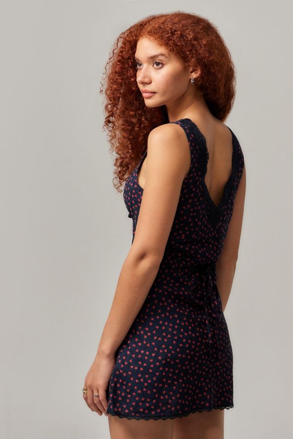 Slide View: 4: Light Before Dark Kirsten Heart Mini Dress