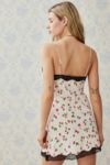 Thumbnail View 5: Light Before Dark Cara Cherry Lace Slip Dress