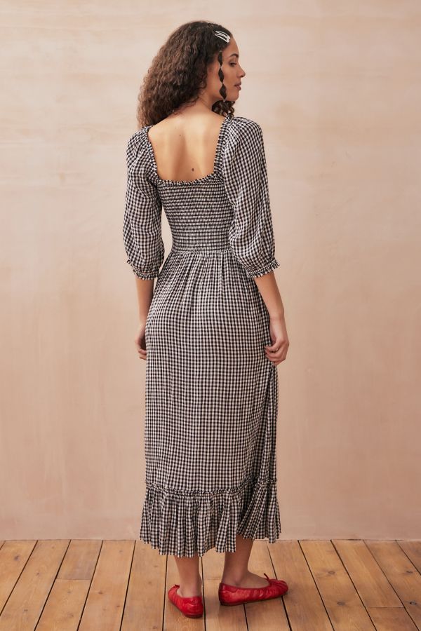 Slide View: 3: Kimchi Blue Lucia Gingham Midi Dress