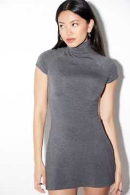 Silence + Noise Gigi Mock Neck Mini Dress