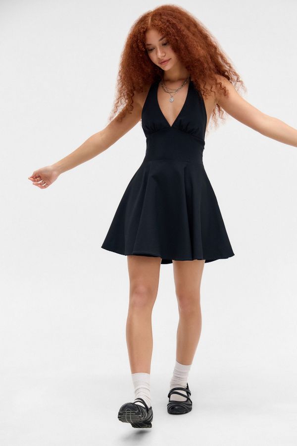 Slide View: 3: UO Beverly Fit & Flare Mini Dress