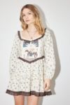 Thumbnail View 2: Robe Mini Détail Bavoir Urban Outfitters x TuftLuck