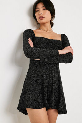 square neck playsuit