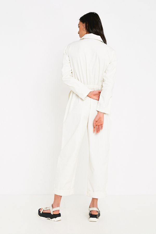 UO Rosie White Utility Jumpsuit Urban Outfitters UK