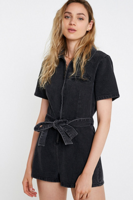 urban outfitters denim playsuit