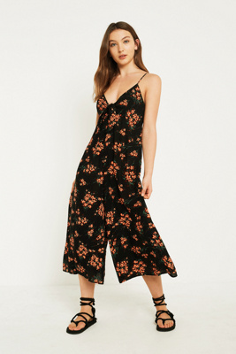 urban outfitters floral jumpsuit