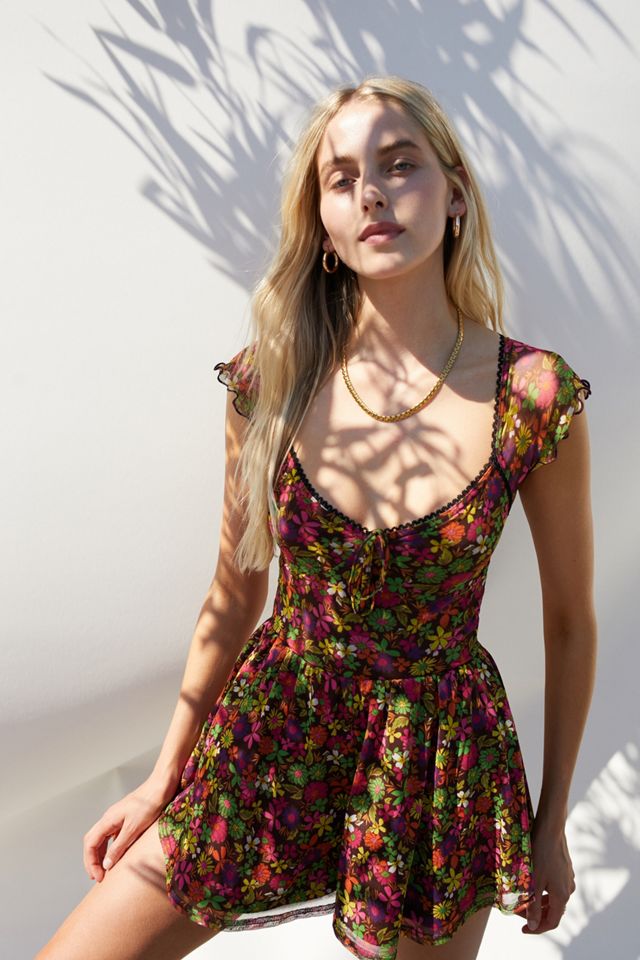urban outfitters plaid mesh dress urban outfitters lodie plaid mesh mini dress