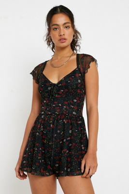 urban outfitters floral jumpsuit