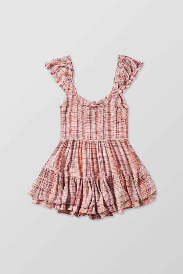 Slide View: 6: Kimchi Blue Rae Check Playsuit