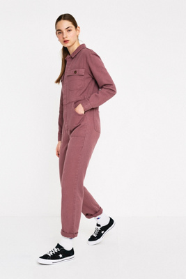 pink boiler suit urban outfitters