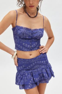 Conjunto de Top Corto y Minifalda Eloise de Kimchi Blue