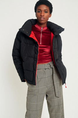 red puffer jacket urban outfitters