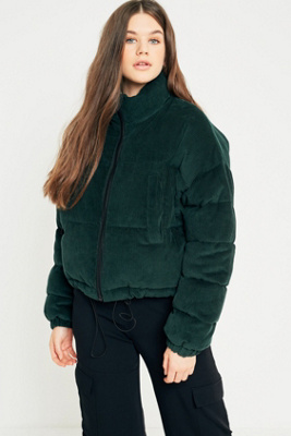 dark green corduroy jacket