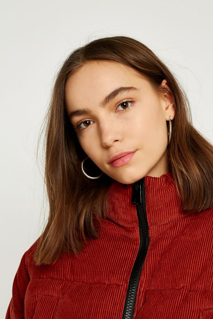 urban outfitters cropped puffer jacket