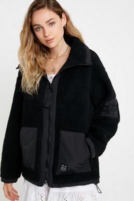 oversized fleece jacket