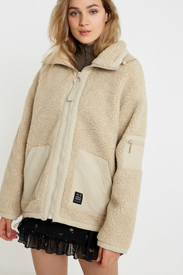 oversized fleece jacket
