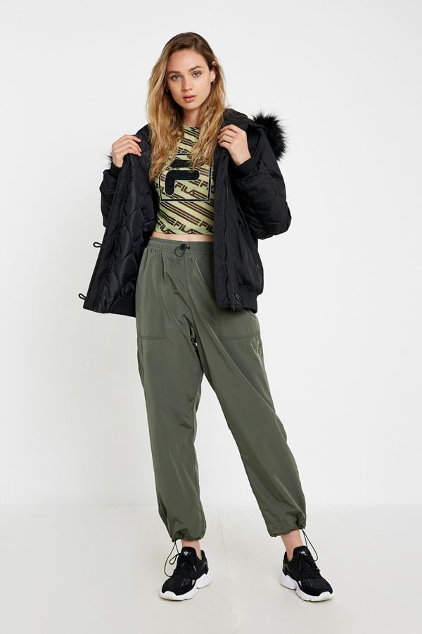 UO Angelica Faux Fur Hood Bomber Jacket Urban Outfitters UK