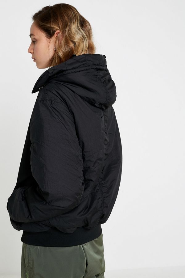 UO Angelica Faux Fur Hood Bomber Jacket Urban Outfitters UK