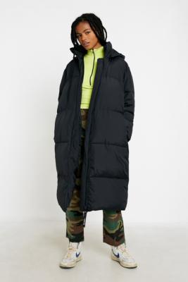 black urban outfitters puffer jacket