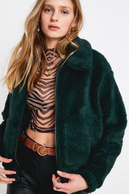 urban outfitters teddy jacket