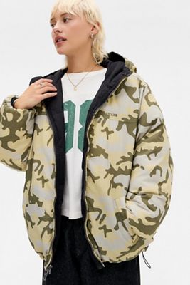 BDG Camo Reversible Puffer Jacket
