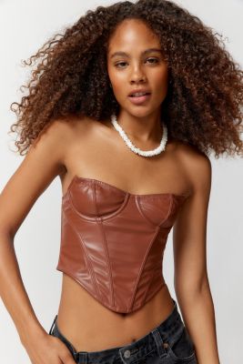 Out From Under Osanna Faux Leather Corset