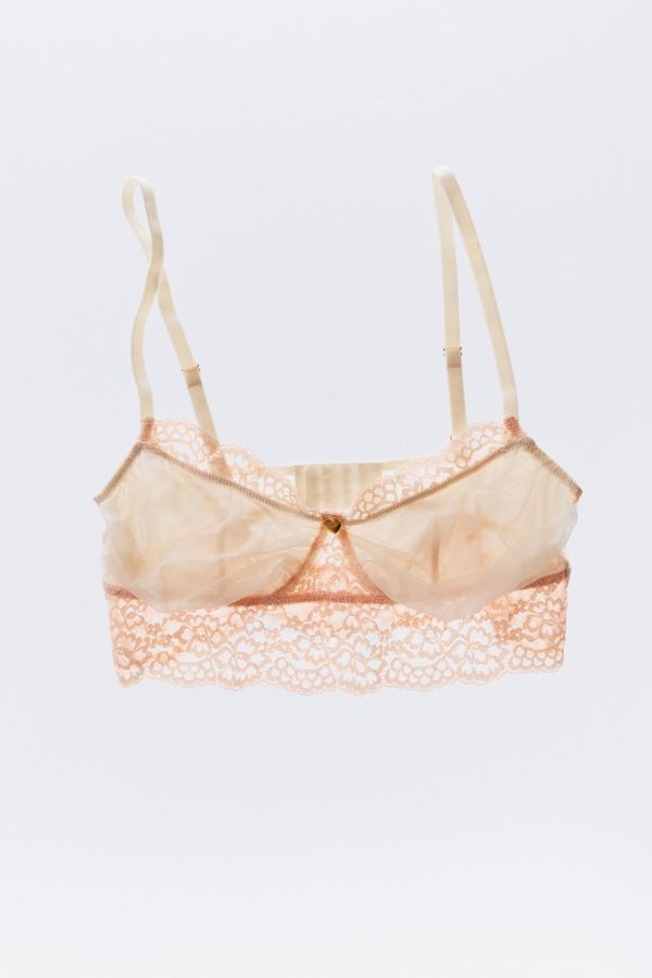 Slide View: 3: Bralette Longue en Dentelle Out From Under