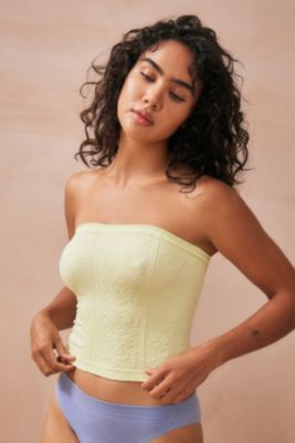 Out From Under Tapestry Texture Bandeau Crop Top