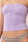 Visualizzazione miniature 3: Out From Under Tapestry Texture Bandeau Crop Top