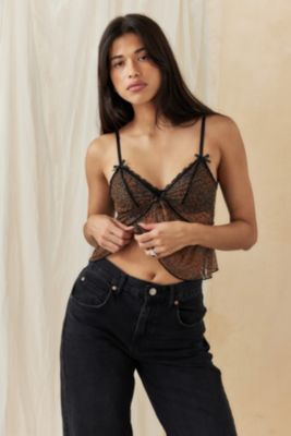 Bralette Babydoll Imprimé Léopard Out From Under