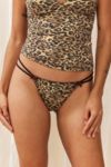 Thumbnail View 2: Out From Under Je T'aime Leopard Print Thong 