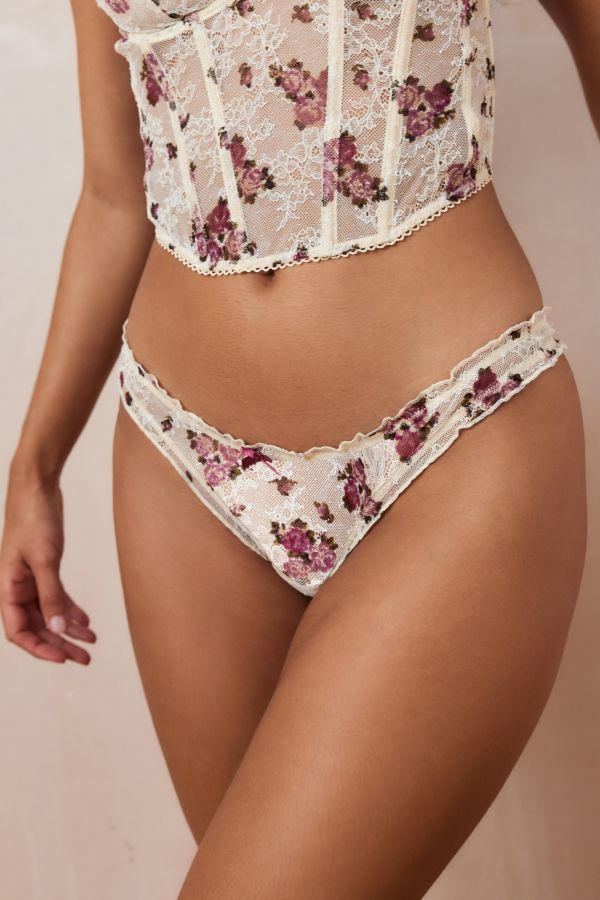 Vista de diapositivas: 2: Tanga de Encaje Floral Amor Out From Under