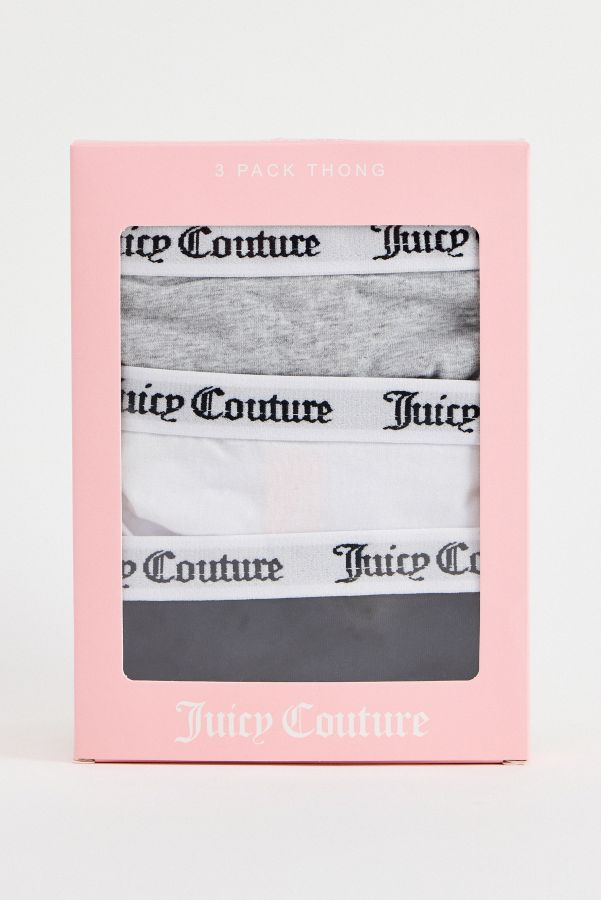 Vista diapositiva: 2: Juicy Couture Diana Perizomi 3-Confezione