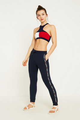 tommy sport track pants