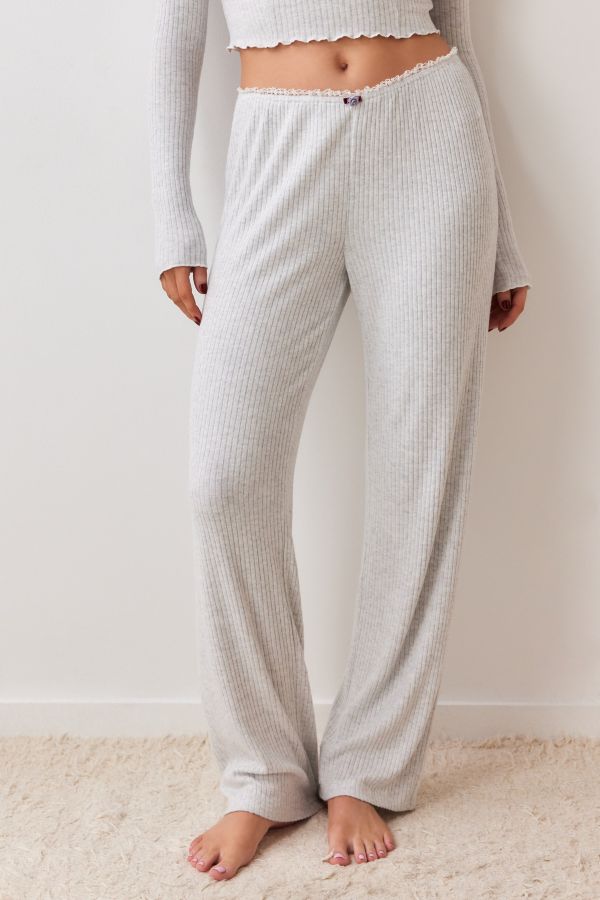 Slide View: 3: Out From Under Ribbed Wide Leg Lounge Pants