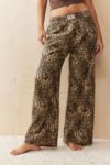 Thumbnail View 1: BDG Leopard Print Straight-Leg Trousers